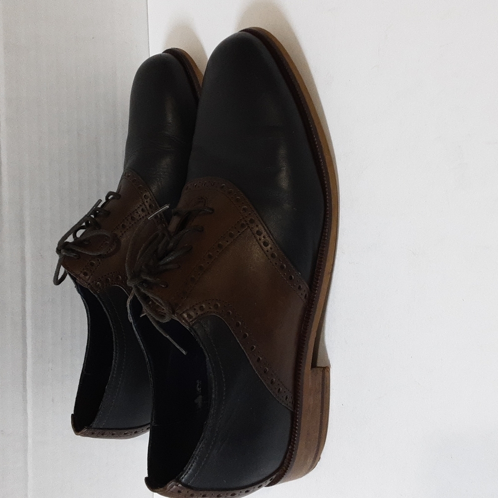 Cole Hann mens oxford derby lace up dress shoe in size 10.5M - Picture 5 of 11